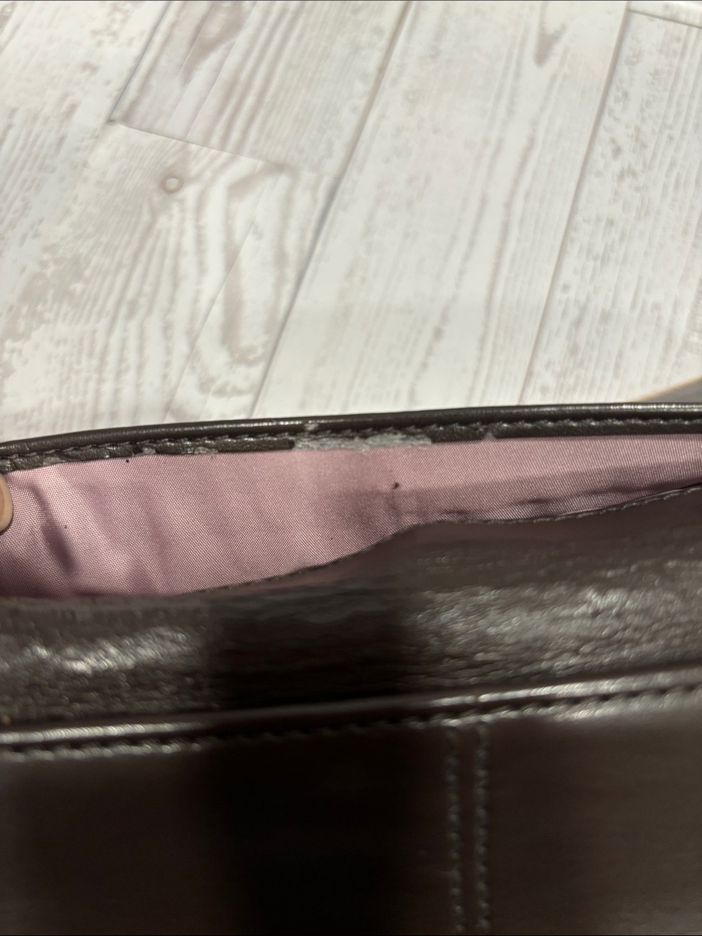 Coach Shimmering Champagne Buckle Soho Wallet Clutch - Picture 13 of 15